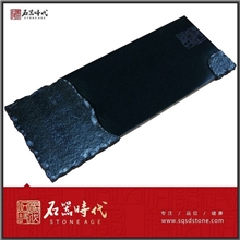 天然乌金石茶盘惠安崇武厂家石茶盘批发特价乌金石茶盘套装大号