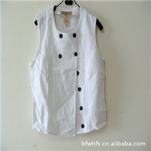 供应批发欧美范双排扣女式小马甲女装坎肩货号66