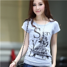 F1306大码女半胖mm夏装短袖蕾丝拼接短袖T恤