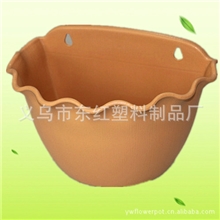 批发新款时尚彩色S8201－S8203壁挂花盆爱丽思同款花边壁挂花盆