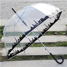 雨伞批发韩国公主型加厚拱形透明雨伞舞蹈道具伞直杆广告伞