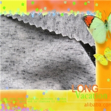 柯桥绿色时尚针织面料新品涤麻小罗纹LV-327