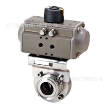 （热卖）气动快装蝶阀焊接蝶阀不锈钢蝶阀D681X卫生级蝶阀