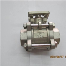 供应三片式球阀、Q11F螺纹高平台球阀