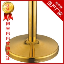 厂家直销/51管钛金活动围栏/金属高档不锈钢底座/一米线底座