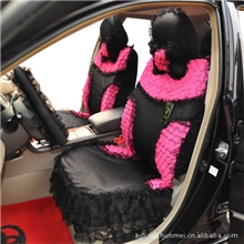 福宇顺美千朵公主黑蕾丝座套座套批发四季通用汽车坐套