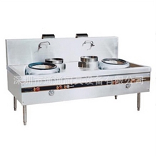 厂家热销双头小炒炉餐厅燃气炒炉不锈钢燃气炒炉