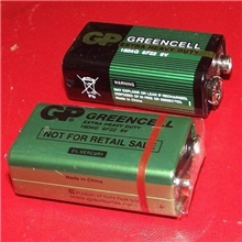 新版GP超霸9V碳性万用表麦克风电池6F221604G电池