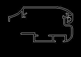 铝型材超簿灯箱铝材四边开启式开启式铝型材优质画框铝型材