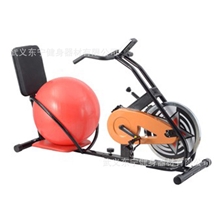 【厂家直销】健身车批发加强瑜伽球Ballbike-球车黑红色健身车