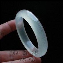 批发供应冰丝手镯A货缠丝蓝田玉手镯冰种白玉手镯玉镯子正品