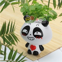 四款混发最新款式精美展示盒包装（精品爱情草熊猫）草娃娃