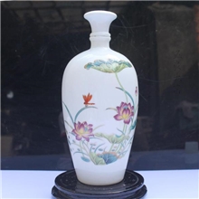 2斤陶瓷酒瓶包装批发白酒瓶红酒瓶密封高档家居摆设装饰夏荷