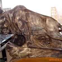 惠安崇武石雕厂家直销各种仿古斗牛，