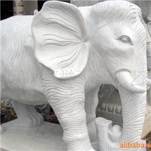 惠安崇武石雕厂家直销，批发花岗岩、汉白玉等大象雕塑