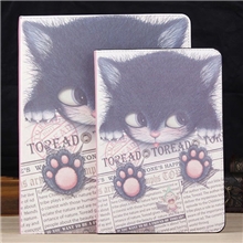 新款上市厂家直销ipadmini海盗猫皮套复古卡通保护壳迷你皮套