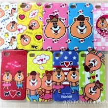 日本WC若槻千夏kumatanWC小熊iPhone4手机壳4s通用多款机型