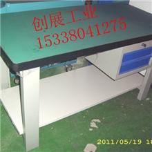 厂价直销带两抽吊柜中型工作台防静电工作台定做多功能工作台