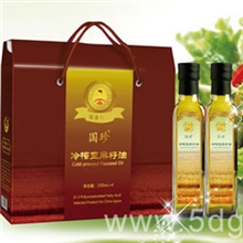 国珍牌冷榨亚麻籽油以油清油增进智力保护视力