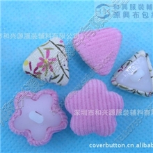 异型布包纽胚,椭圆形,三角形,,五角星形布包钮胚,梅花形布包扣胚