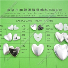 心形布包纽胚,桃心形布包扣胚,新款包布钮胚,包布扣胚