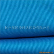 供应各类全棉纱卡染色印花面料(图)