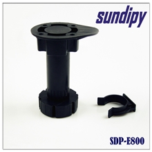 供应塑料家具脚塑料可调脚黑色柜脚E800家具塑料脚橱柜配件