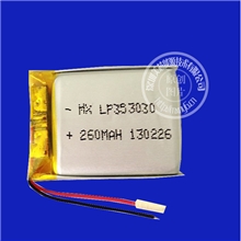 锂电池厂家大量供应行车记录仪用353030聚合物锂电池