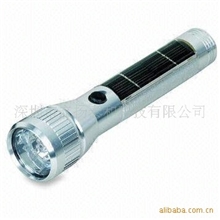 太阳能手电筒铝合金手电筒