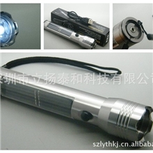 太阳能强光LED手电筒