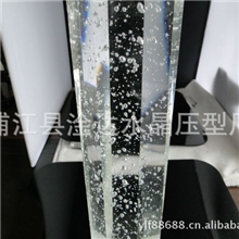 10年厂家直销水晶气泡柱，八角玻璃柱，高品质，低价格，1米起批