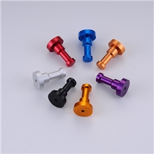 太空铝彩色挂衣钩实心加厚加粗款创意单钩衣帽钩7彩衣钩