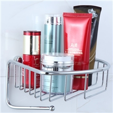 全铜三角篮带钩三角挂蓝单层角篮卫生间转角蓝化妆品置物架