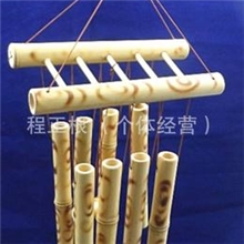 批发2013年新款竹制双鱼风铃精美工艺品量大从优