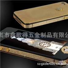 专业提供iPhone4S中框电镀白金，电镀黄金，玫瑰金及CNC镶钻加工