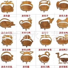 1+1水果篮竹篮折叠篮折叠水果篮工艺品竹筒竹筷子庆元