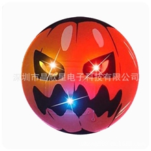 订做发光胸章万圣节闪光磁力扣LED徽章胸针新款潮流饰品