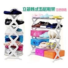 创意家居多功能鞋架不锈钢鞋架五层鞋架简易家居鞋架创意收纳