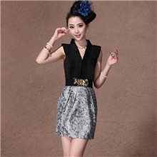 特价OL连衣裙花袍女装连衣裙夏季新款职业装免费代理一件代发