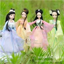 批发可儿娃娃四季仙子中国古装关节体娃芭比玩具洋娃娃女孩玩具