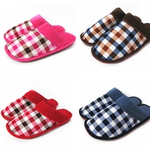 批发居家居保暖棉拖鞋短毛绒棉鞋实体批发秋冬鞋情侣棉鞋吹气