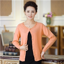 2013女装中老年秋装新款开衫外套针织衫长袖中年羊毛衫妈妈装批发