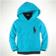 外贸童装批发320克抓绒卫衣套帽POLO中小童运动外套儿童卫衣