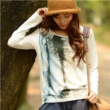 玄艺长袖t恤批发秋款女时尚t恤品牌女装上衣广州女装品牌纯棉t恤