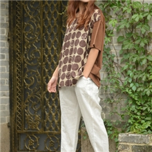 玄艺原创亚麻品牌女裤批发秋装新款女裤大码休闲裤亚麻品牌长裤