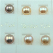 《推荐》卓伟珍珠1204121合金饰品6-7珍珠耳钉地摊百元批发
