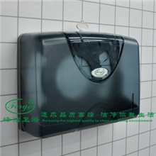 透明卫生间大卷防水擦手纸巾盒纸巾架抽纸架方形FQ-603B