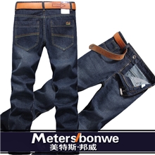 2013秋冬MB男士水洗直筒牛仔裤男韩版爆款批发分销