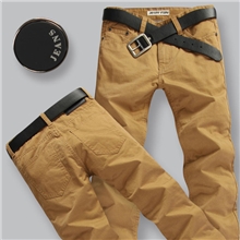 X2013最新上架爆款韩版男士直筒型休闲长裤男批发一件代发