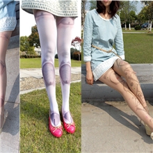 新款纹身袜上市.关节袜、日本原单丝袜